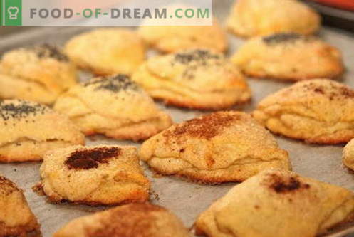 Kwarkkoekjes zijn de beste recepten. Hoe goed en smakelijk cookies koken van kwark.