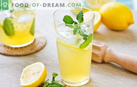 Citroendrank - energie en vitamines in één glas. Citroendrankrecepten: koele limonade of warme brouwsel