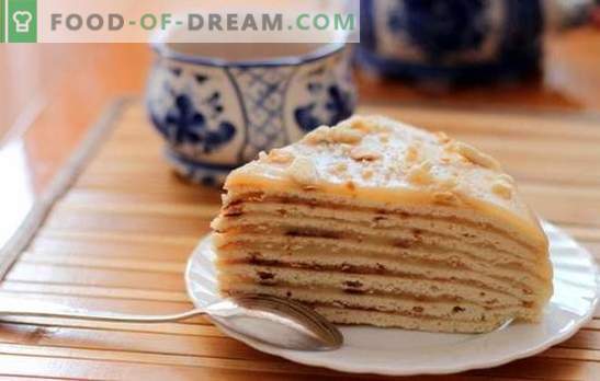 Minute cake - snel en smakelijk! Simpele recepten voor honing, zure room, bladerdeeg en kwarktaart 