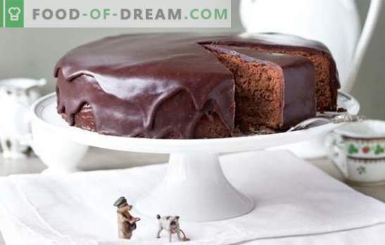 Sacher Cake: snel een heerlijke cake bereiden. Sacher cake: een selectie van recepten: klassiek, Weens, mager en anderen