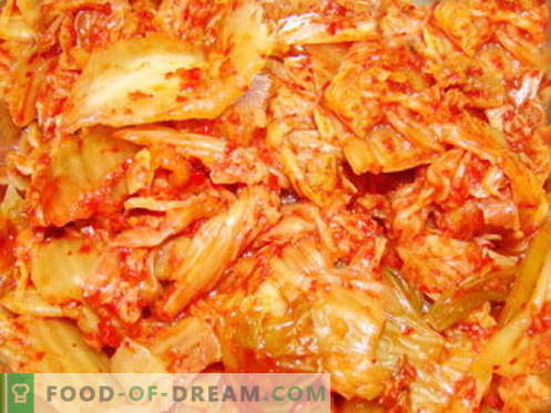 Kool in het Koreaans - de beste recepten. Hoe goed en lekker kool koken in het Koreaans.