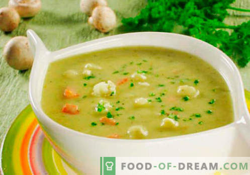 Roomkaas-soep - bewezen recepten. Hoe goed en kook je soep met gesmolten kaas.