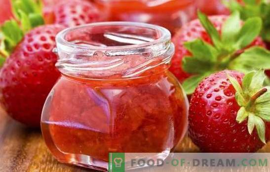Aardbeienblanks voor de winter - van confituur tot compotes. De beste en meest levendige recepten voor de winter van aardbeien