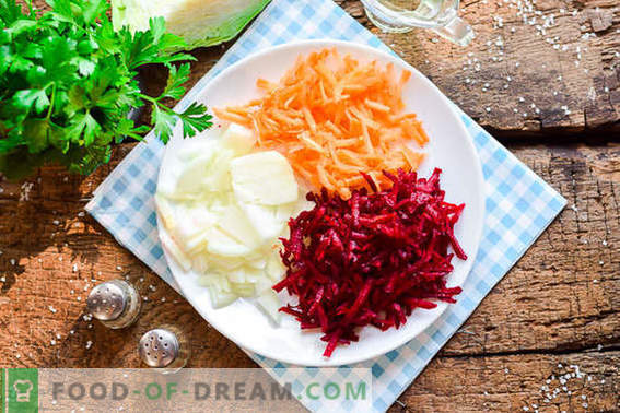 Cuciniamo il più delizioso borsch ucraino secondo la ricetta classica