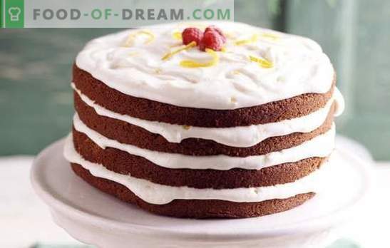 Cake met zure room: eenvoudige en bewezen recepten. Welke soorten deeg worden gebruikt voor cake met zure room