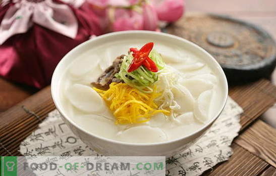 Koreaanse soep - geurig, warm en machtig! Koreaanse soepen recepten: met daikon, zeevruchten, noedels, kool, tofu
