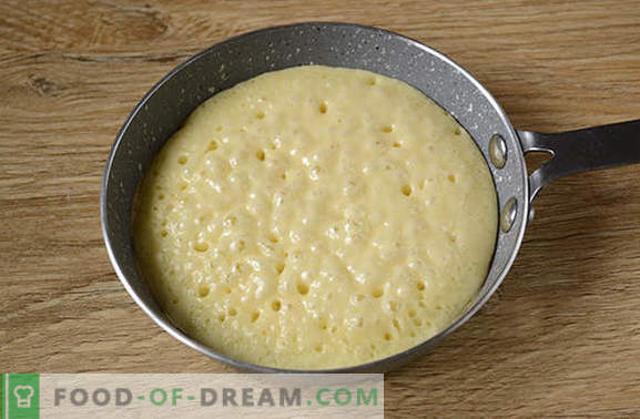 Pannenkoeken met melk: droge Amerikaanse versie van de gebruikelijke beignets! Auteur's stapsgewijze fotorecept van pannenkoeken op melk - eenvoudig lekker