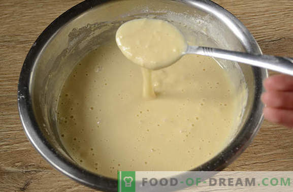 Pannenkoeken met melk: droge Amerikaanse versie van de gebruikelijke beignets! Auteur's stapsgewijze fotorecept van pannenkoeken op melk - eenvoudig lekker