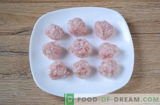 Soep met varkensgehaktballetjes: fotorecept! Lichte en voedzame soep voor het hele gezin in 45 minuten