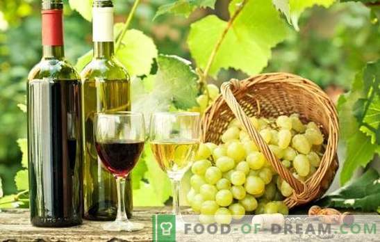 Wijn uit druiven is thuis handig! Geheimen van thuis wijn maken van druiven