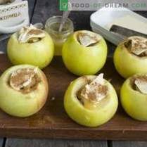 Gebakken appels met honing en gedroogde vruchten