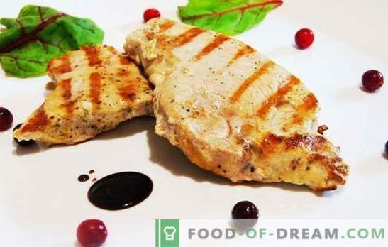 Turkije steak kan sappig zijn! Bewezen recepten voor kalkoenlapjes met groenten, kersen, honing, sinaasappel
