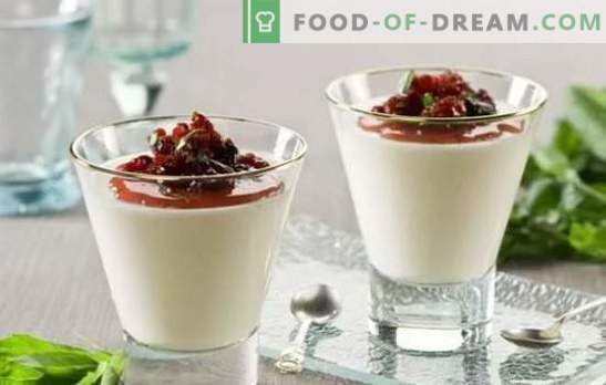 Kefir-gelei: een heerlijk, geurig en gezond dessert. De beste recepten voor kefir-gelei met vanille, chocolade, fruit, bessen