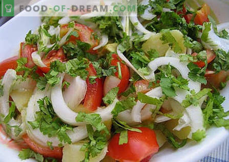 Zomersalade - de beste recepten. Hoe goed en smakelijk een zomerse salade bereiden.