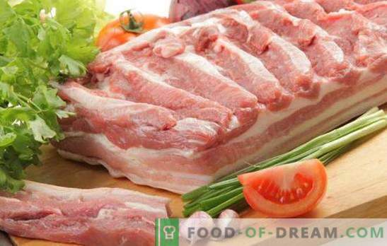 Varkensvleesbuik - vet en schadelijk? Nee, sappig en heerlijk! De beste traditionele recepten en recepten van varkensbuik