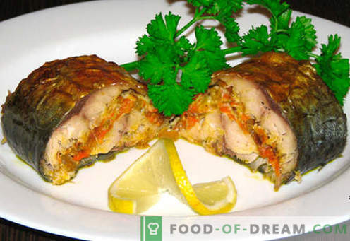 Gevulde makreel - de beste recepten. Hoe te om correct en smakelijk kok gevulde makreel te koken.