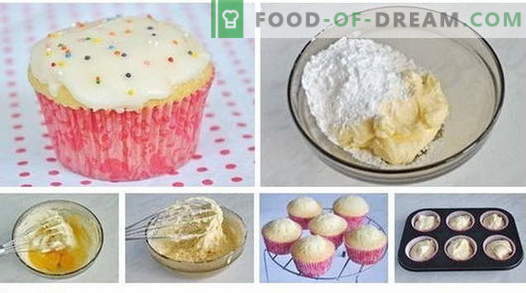 Cupcakes - hoe je ze thuis kunt koken. 7 beste recepten voor zelfgemaakte cupcakes.