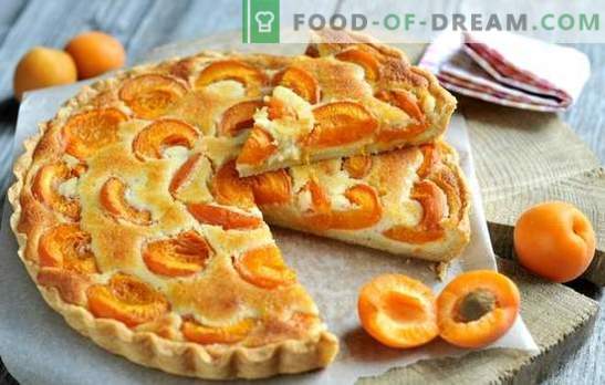 Eenvoudige abrikozen taart - iedereen kan het aan! Koken zomer abrikozen taarten: eenvoudige recepten voor alle