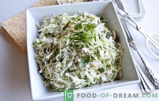 Salade met Chinese kool en worst - het proberen waard! Recepten salade met Chinese kool en worst: voor alle
