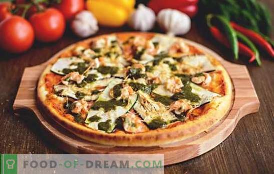 Aubergine-pizza - maakt niet uit hoe je kookt, altijd een beetje! Recepten voor pizza met aubergines en kaas, tomaten, champignons, worst