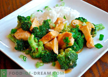 Kip met broccoli - de beste recepten. Hoe goed en smakelijk kip met broccoli koken.