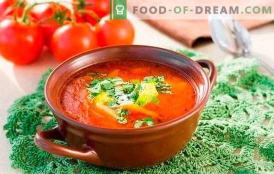 Kharcho-soep: gekookt volgens eenvoudige recepten. Subtiliteiten en geheimen van kooksoep Kharcho: eenvoudige recepten met rundvlees, lam, kip