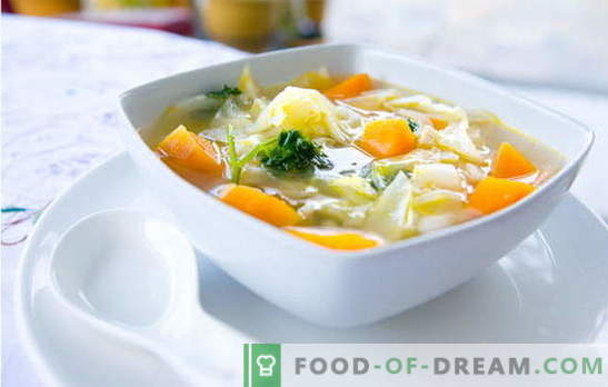 Groentesoep - een gerecht met een leger vitamines! Simpele recepten van groentesoepen met dumplings, millet, bonen, kaas, kip