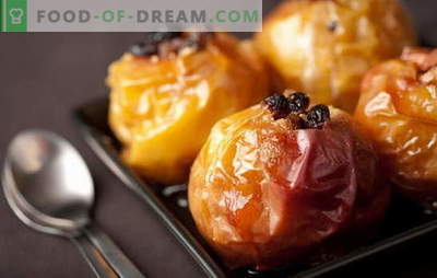 Probeer een toetje makkelijker te maken dan appels in de oven met honing! Recepten geweldige zure appels in de oven met honing