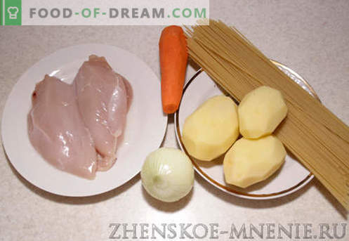 Kippensoep - Recept met foto's en stapsgewijze beschrijving