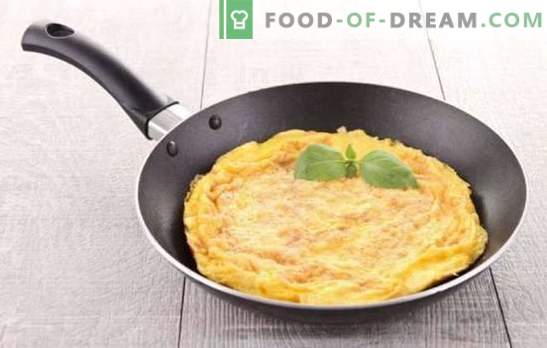 Klassieke omelet - Frans ontbijt. Een klassieke omelet bereiden: eenvoudige en smakelijke recepten