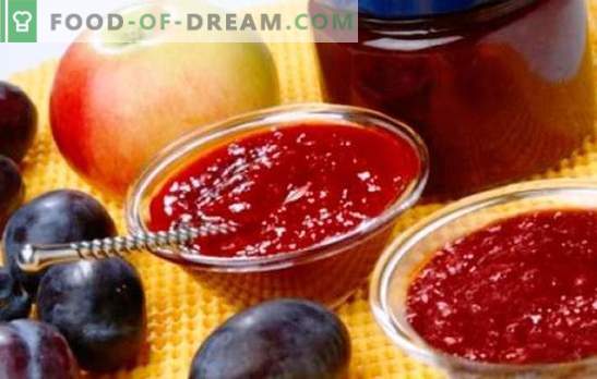 Jam van appels en pruimen - amber zoetheid naar thee en om te bakken. De beste recepten voor geurige jam van appels en pruimen