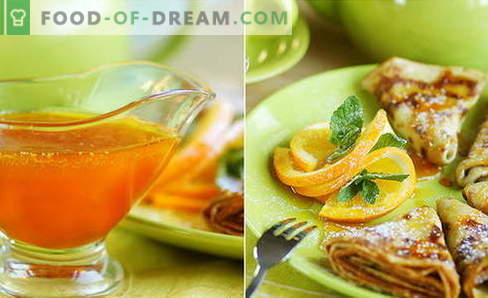 Sinaasappelsaus - de beste recepten. Hoe oranje saus te koken.