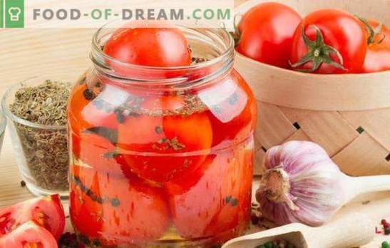 Pittige tomaten voor de winter: een pikante snack voor alle gelegenheden. Klassieke en creatieve recepten van warme tomaten voor de winter