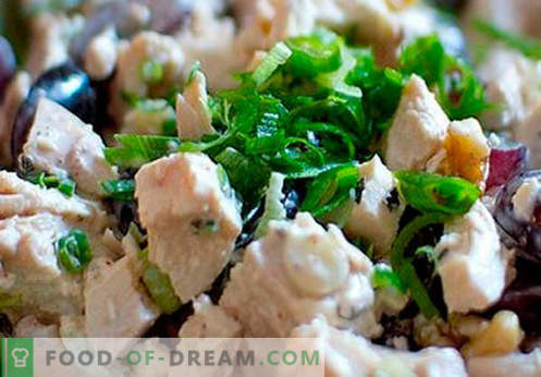 gerookte kipsalade - de beste recepten. Hoe goed en smakelijk gekookte salade met gerookte kip