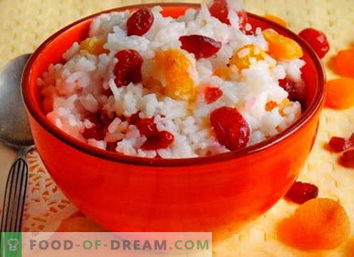 Rijstpap - de beste recepten. Hoe rijstpap koken.