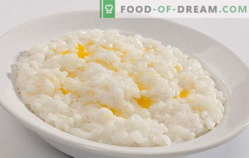 Rijstpap - de beste recepten. Hoe rijstpap koken.