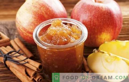 Zelfgemaakte appeljam voor de winter - de nodige voorbereiding! Recepten voor verschillende appelsoorten thuis