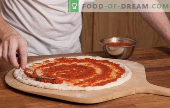 Tomatensaus voor pizza is de basis van de Italiaanse taart! Recepten tomatensauzen voor pizza's van tomaten, pasta, knoflook, olijven