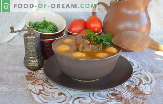 Armeense soepen zijn topstukken uit de eerste gangen. Recepten Armeense soepen met groenten, linzen, bonen, yoghurt, gehaktballen