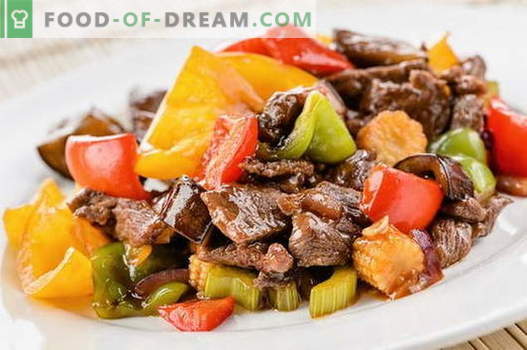 Vlees in het Chinees - de beste recepten. Hoe je vlees naar behoren kunt bereiden en koken in het Chinees.